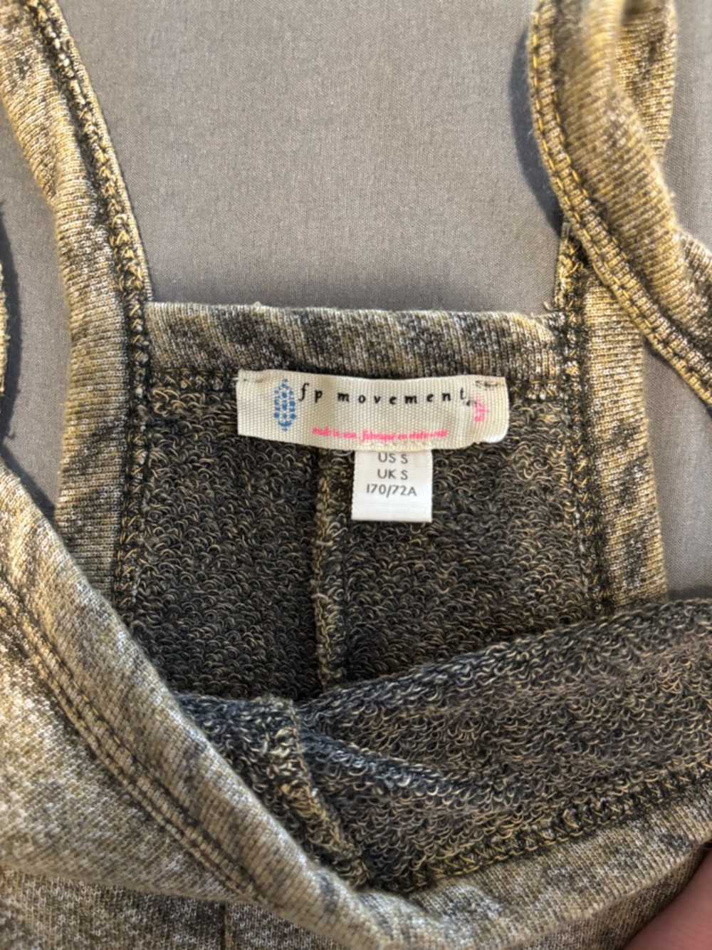 FP Movement by Free People Tan Heathered Overalls Jumpsuit - Picture 3 of 16